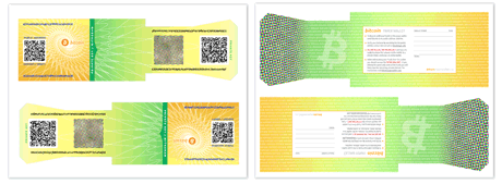 Bitcoin Paper Wallets two per page
